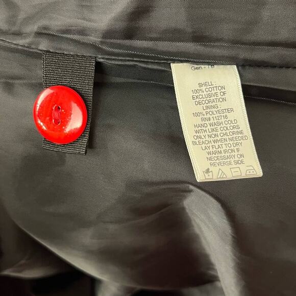 QUAKER FACTORY | Red Christmas Gold Sequin Embroidered Reindeer Jacket | Women's - Picture 10 of 11